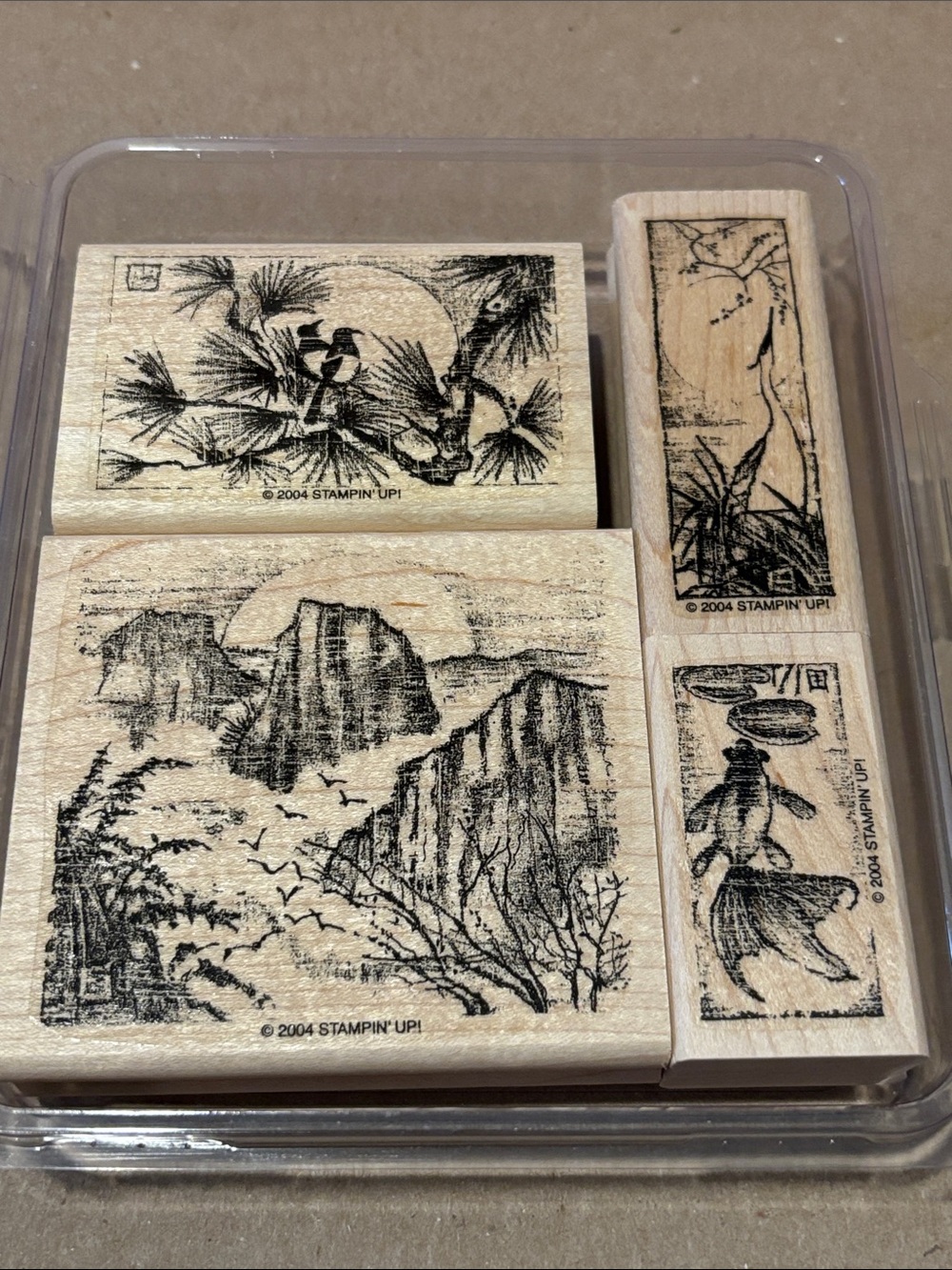 Stampin' Up! Vintage Stamp Set Oriental Brushstrokes